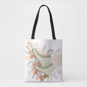 On a Roll Roller skates! Tote Bag