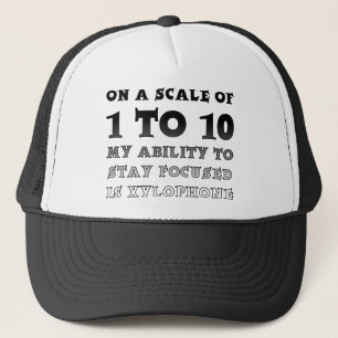 On A Scale Of 1 To 10 Focused Ball Cap hat