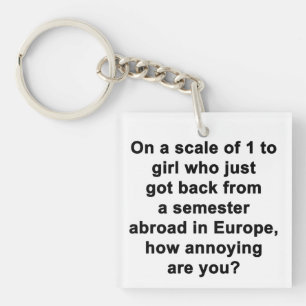 On a Scale of 1 to... Key Ring