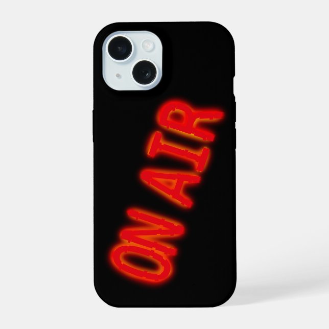 On Air Glitch iPhone 15 Case (Back)