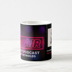 On Air Podcaster, Podcast Advertising Coffee Mug