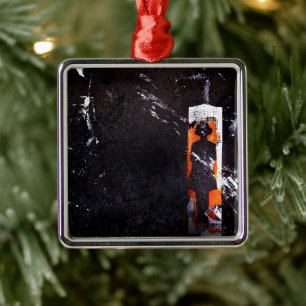 on all accounts, unaccounted. metal tree decoration