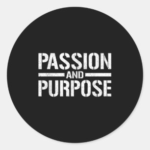 On And Purse Classic Round Sticker