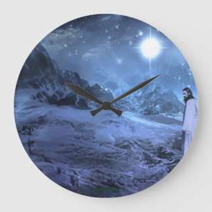 On Another Planet Large Clock