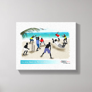 on any beach in the Caribbean Canvas Print