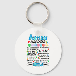 (on Back) Autism Awareness World Tour Love Needs N Key Ring