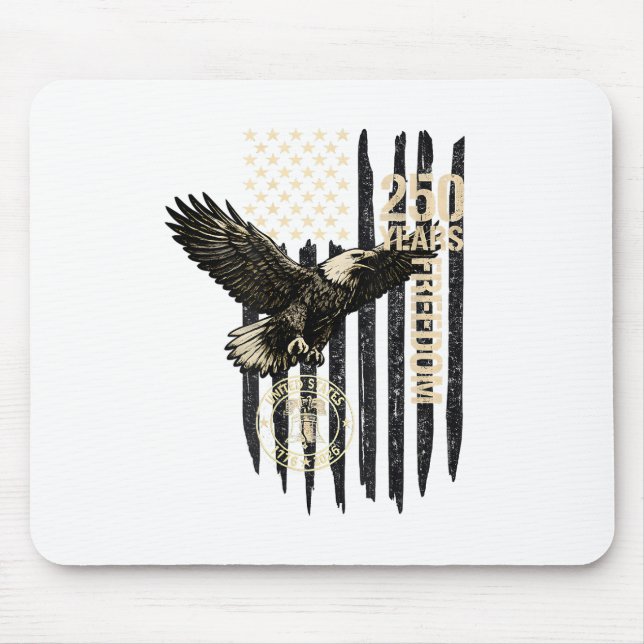 On Back Eagle and Flag 250 Years 1776-2026 250th B Mouse Pad (Front)