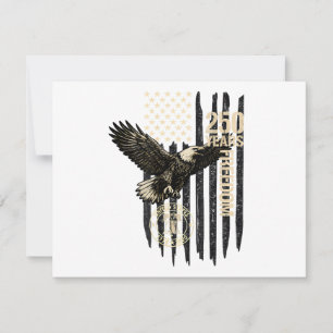 On Back Eagle and Flag 250 Years 1776-2026 250th B Thank You Card