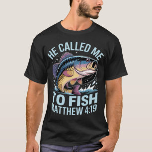 ON BACK - Fishing License Heaven Issued He Called  T-Shirt