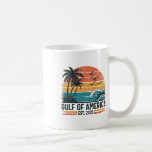 (on Back) Retro Gulf Of Usa America Est 2025 Coffee Mug
