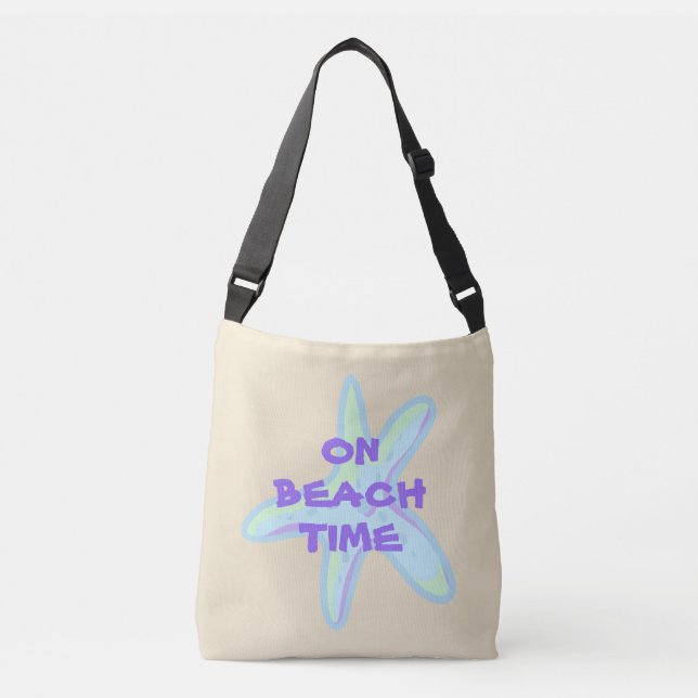 On Beach Time Starfish Crossbody Bag (Front)