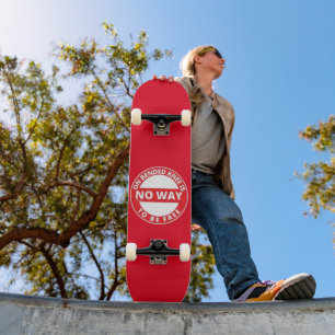 ON BENDED KNEE IS NO WAY TO BE FREE SKATEBOARD