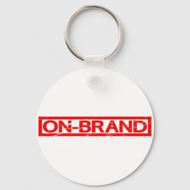 On-brand Stamp Key Ring (Front)