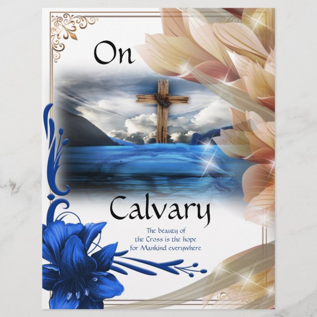On Calvary Personalised Paper (Front)