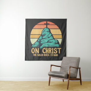 On Christ the Solid Rock I Stand Tapestry