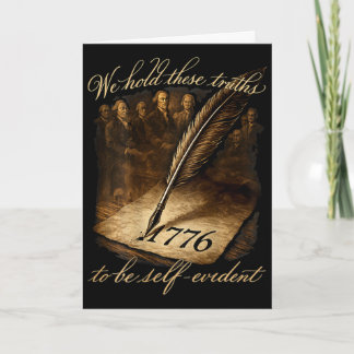 On Ck Founding Fathers Declaration Of Independence Card