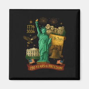 On Ck We The People 250 Years 1776-2026 250th Birt Magnet