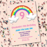 On Cloud 9! Rainbow Birthday