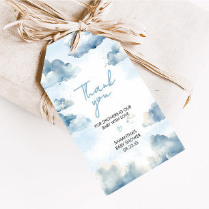 On Cloud Nine Baby Shower Party Favour Tags