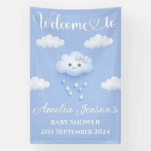 On Cloud Nine Baby Shower Wall Banner/Welcome Sign