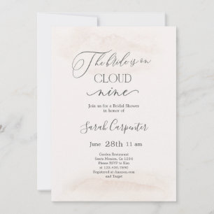 On Cloud Nine Bridal Shower Invitation