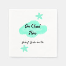 On Cloud nine pastel green clouds star bachelorett