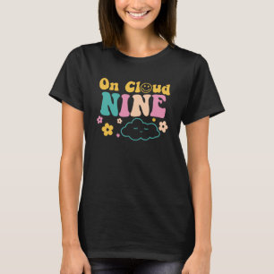 On Cloud Nine Years Old Happy Birthday For Kids Bo T-Shirt