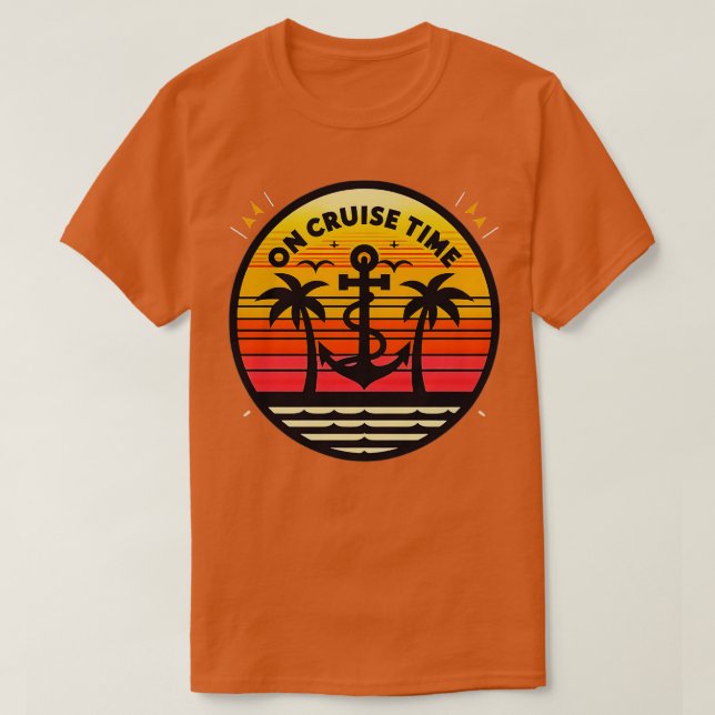 On Cruise Time Cruise Squad Matching Family Summer T-Shirt (Design Front)
