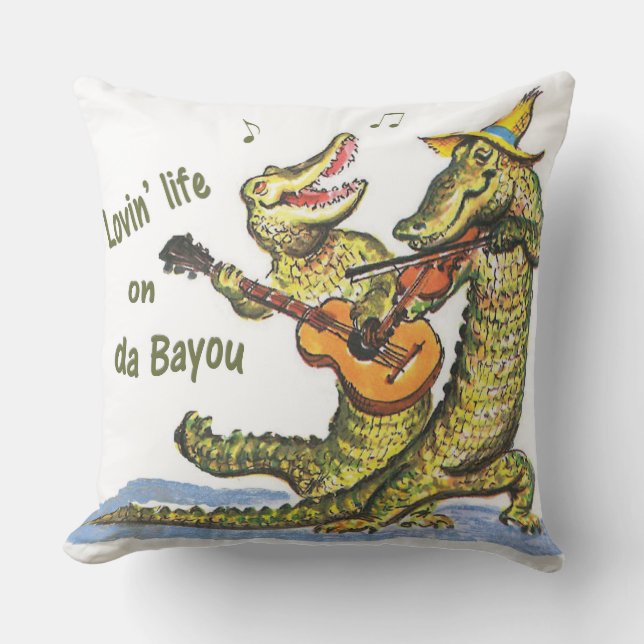 On da Bayou Cushion (Front)