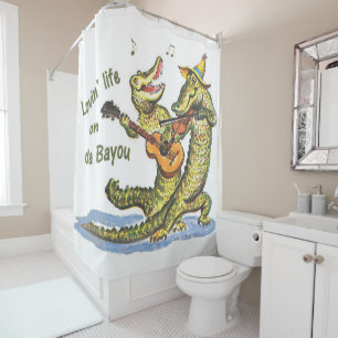 On da Bayou Shower Curtain