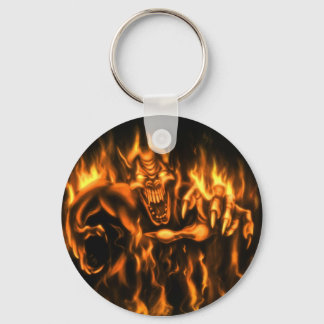 On Fire Keychain/Schlüsselanhänger Key Ring