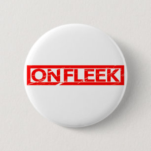 On Fleek Stamp 6 Cm Round Badge