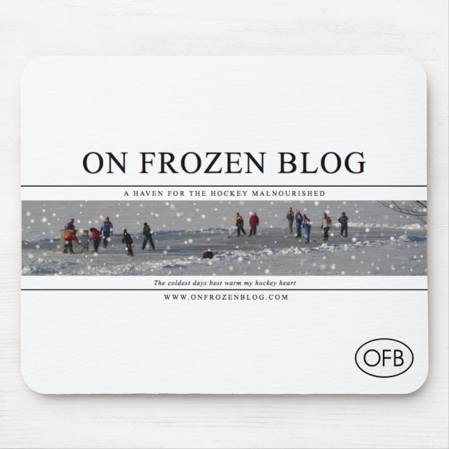 On Frozen Blog Mousepad (Front)