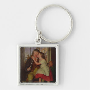 On Grandfather's Knee Key Ring