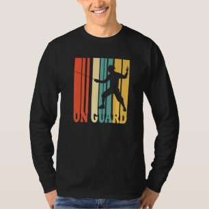 On Guard Fencing Fencer Vintage T-Shirt
