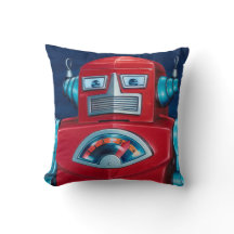 "On Guard" Robot Pillow