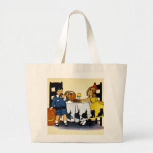 On Halloween Large Tote Bag
