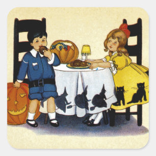 On Halloween Square Sticker