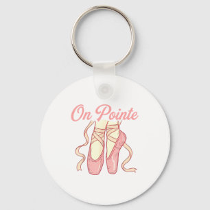 On Inte Ballet Funny Ballerina Pun Dance  Key Ring
