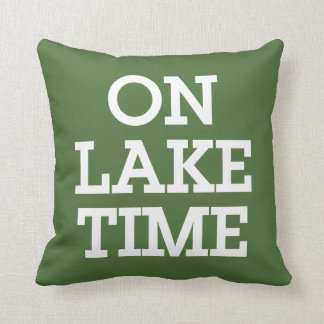On Lake Time Cushion