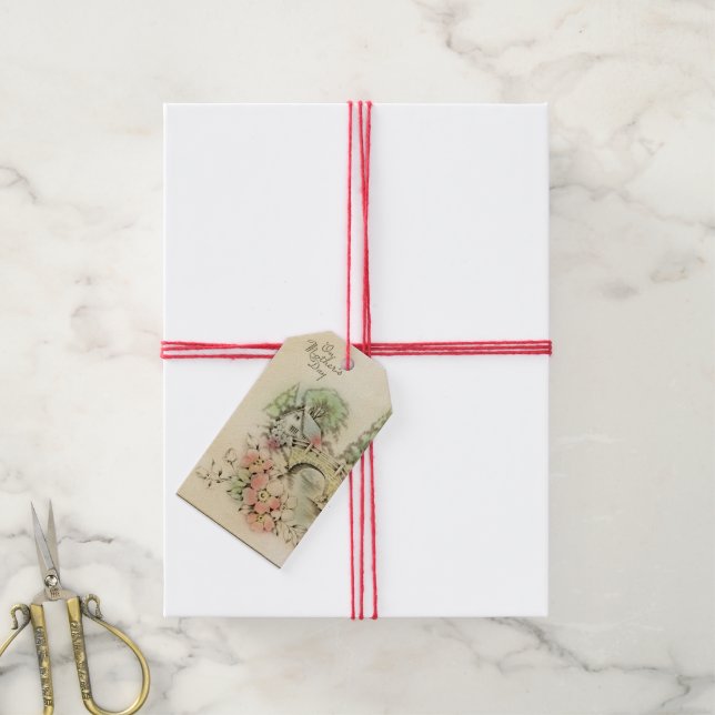 On Mothers Day Gift Tags (With Twine)