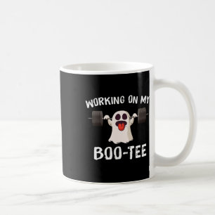 On My Boo Tee Halloween Dead Lift Ghost Gym Weight Coffee Mug