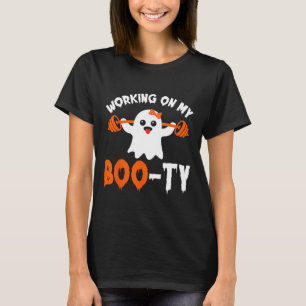 On My Boo-ty Gym Booty Boo-tee Ghost Pun Men Women T-Shirt