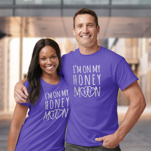On My Honeymoon Bride or Groom T-Shirt