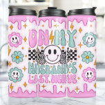 On My Husbands Last Nerve Funny 3D Inflated Puff Thermal Tumbler<br><div class="desc">Spice up your daily routine with this hilarious "On My Husband's Last Nerve" tumbler, featuring a playful 3D inflated design. The eye-catching message adds a touch of humour to your morning coffee or afternoon tea. Personalise it with your name for an extra chuckle. This durable tumbler keeps your drinks hot...</div>