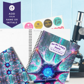 "On My Last Nerve" Humourous Science Biology Planner