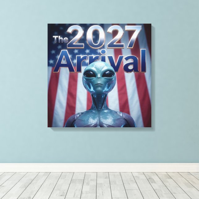 On my way  canvas print (Insitu(Wood Floor))
