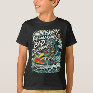 On my way making bad decisions skeleton vacation T-Shirt
