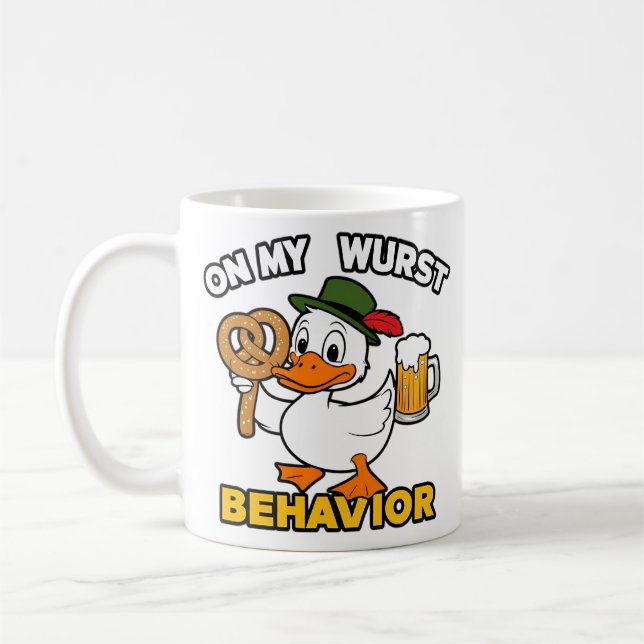 On My Wurst Behaviour Coffee Mug (Left)