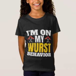 On My Wurst Behaviour Funny Oktoberfest T-Shirt